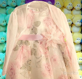 Vestito elegante bimba Klaiadì 24 mesi