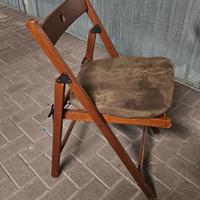 Sedie pieghevoli in legno