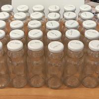 N.50 bottigliette vetro da 20 cl