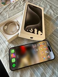 Iphone 15 pro titanio nero 256gb bat 100% no error