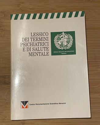 Lessico termini psichiatrici e di salute mentale