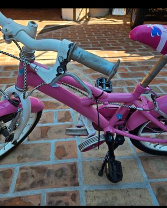 bici da bambina 14"marca zecchini 