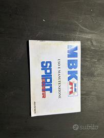 Libro uso e manutenzione mbk booster