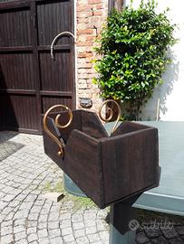 scatola in legno antica già restaurata