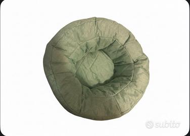 Pouf/Cuccia Morbida in Tessuto Trapuntato