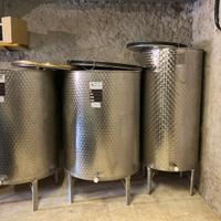 Botti in acciaio inox per vino o olio