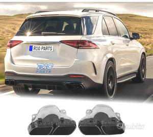 TERMINALI SCARICO MERCEDES GLE W167 19- LOOK AMG G