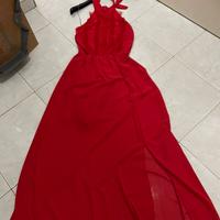 Abito lungo rosso