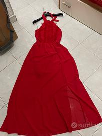 Abito lungo rosso