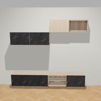 Struttura tv besta ikea (4 strutture)