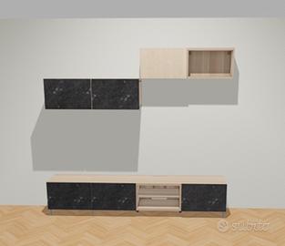 Struttura tv besta ikea (4 strutture)