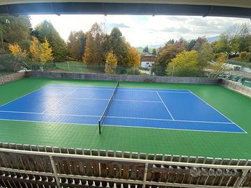 Pavimentazione campo tennis in plastica
