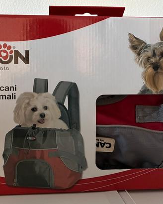Trasportino frontale per cani