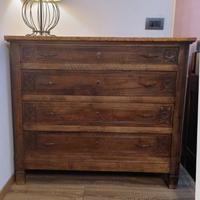 Comò Stile Liberty primi '900 in noce