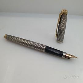 Stilografica Parker 75 Ciselé Argento