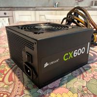 Alimentatore PC Corsair CX600 600W 80 Plus Testato