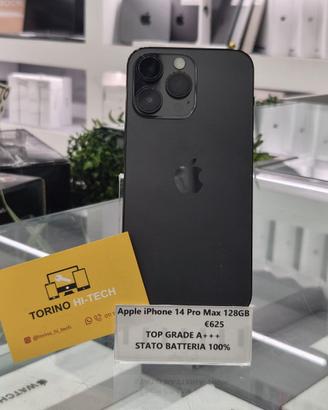 Apple iPhone 14 Pro Max 128GB - BATTERIA 100%