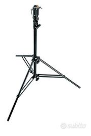 MANFROTTO 008BUAC - Stativo Cine Pneumatico Nero