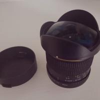 Obiettivo fisheye da 8mm per attacco Nikon F