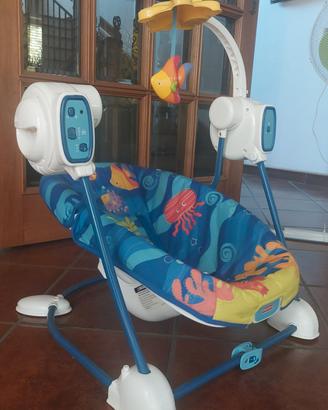 dondolo elettrico sdraietta fisher price