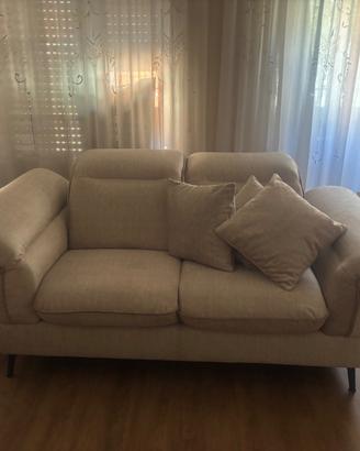 Divano due posti e poltrona elettrica