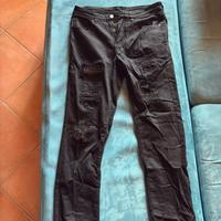 Jeans neri skinny con brillantini