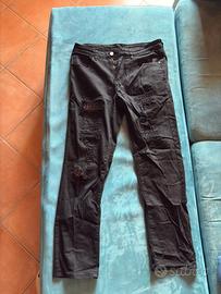 Jeans neri skinny con brillantini