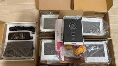 Videocitofono Kit Dahua IP 4 Monitor Wi-Fi PoE