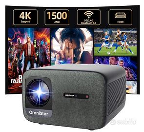 casiris omnistar proiettore 1500ansi 4k parlante