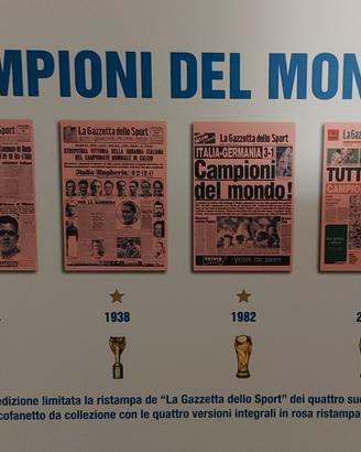 Box Cofanetto CAMPIONI DEL MONDO - Gazzetta Sport
