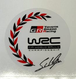 Coppia adesivi  Toyota GR Yaris Sebastien Ogier