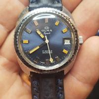 orologio vintage olma sport skin diver 