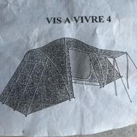 Tenda campeggio 2+2