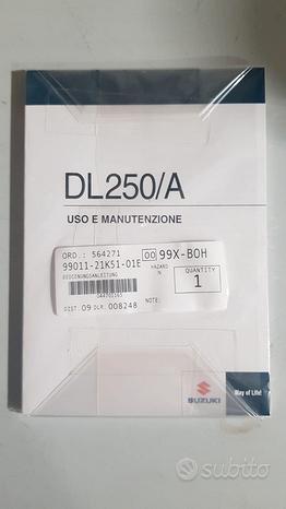 Libretto Uso e Manutenzione SUZUKI V STROM 250
