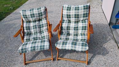 Sdraio imbottite struttura legno