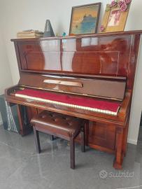 Pianoforte verticale Lauberger&Gloss-noce+sgabello