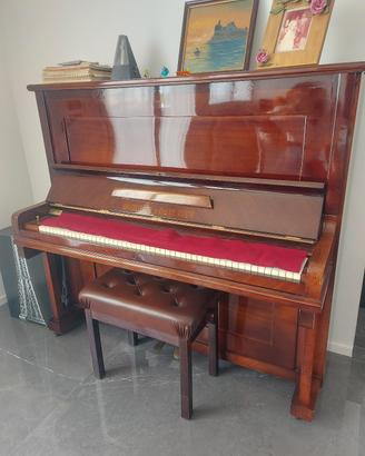 Pianoforte verticale Lauberger&Gloss-noce+sgabello