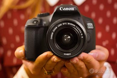 Canon 1300D + 18-55mm + Borsa (Come Nuova)