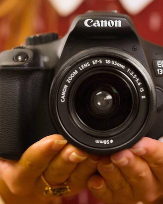 Canon 1300D + 18-55mm + Borsa (Come Nuova)