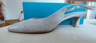 Sandali donna Melluso color argento numero 43