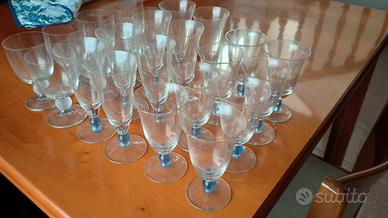 bicchieri in cristallo 