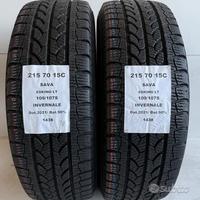 2 gomme 215 70 15c sava a1438