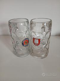 2 Boccali da birra GS Spaten e Paulander Munchen 