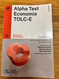 Libro Alpha test Economia TOLC-E