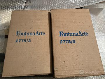 Nr 2 vetri diffusori lampada Sillaba Fontana Arte