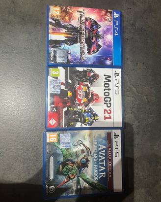 Giochi ps5 ps4