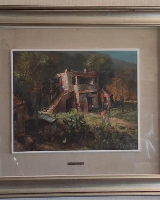 Dipinto di Vincenzo Laricchia 83x75 olio su tavola