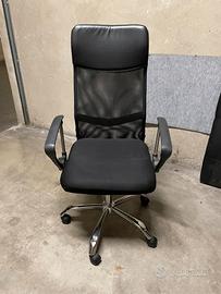 Sedia da ufficio ergonomica