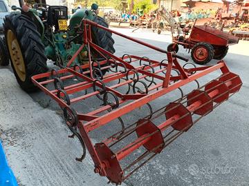 vibrocoltivatore con rullo da 2 metri