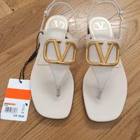 Sandali Valentino Garavani panna e oro n. 36